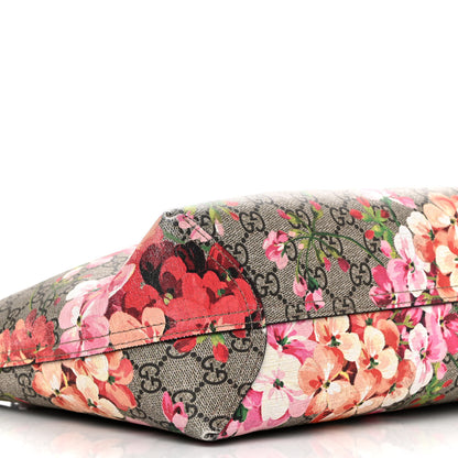 Gucci GG Supreme Monogram Blooms Small Reversible Tote Beige Multicolor Dry Rose 12 of 15