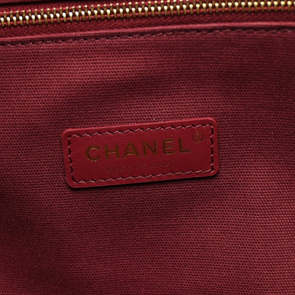 Chanel Calfskin Crocodile Embossed Large Shopping Bag Dark Green 7 of 12