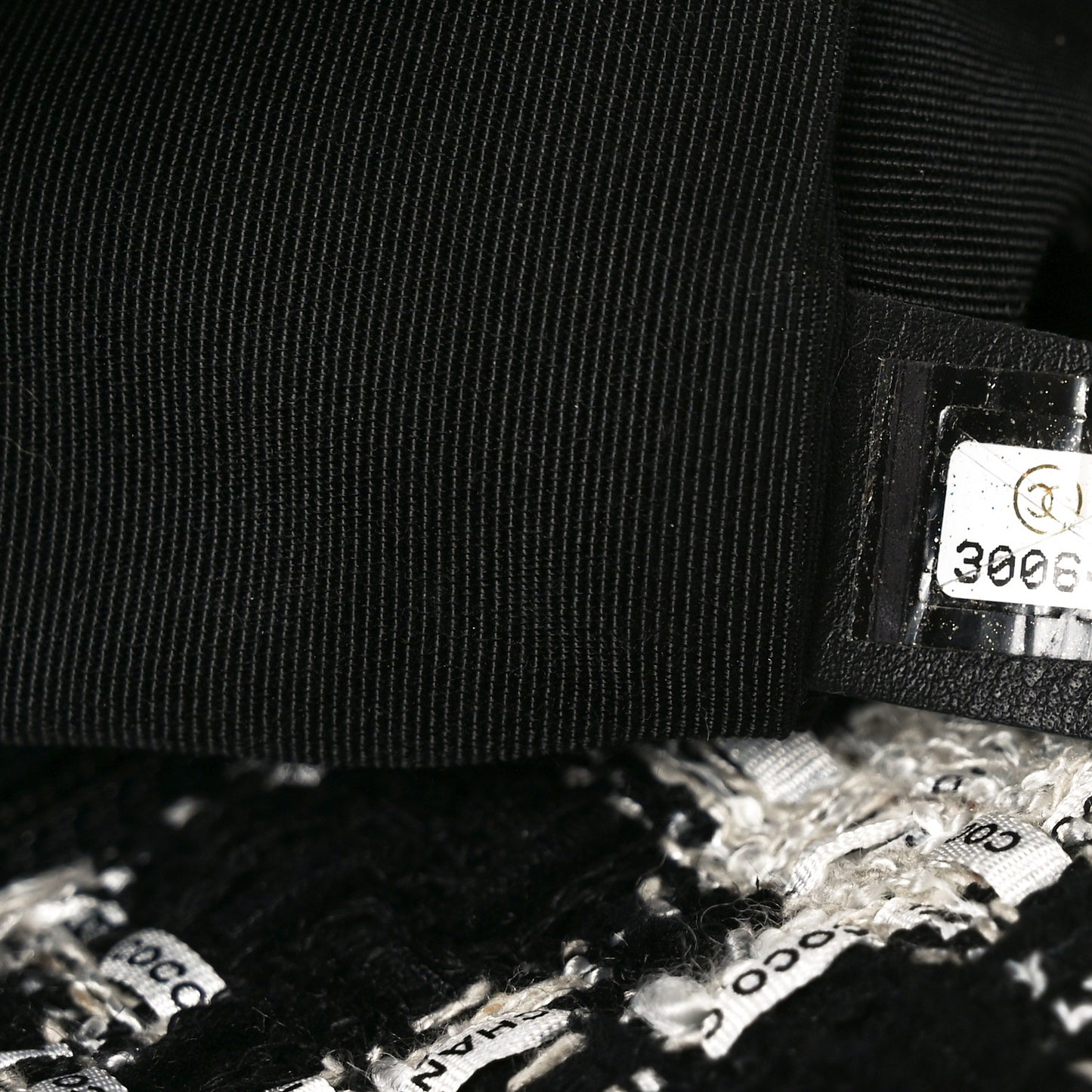 Tweed Quilted Large Chanel 19 Flap Black Ecru White