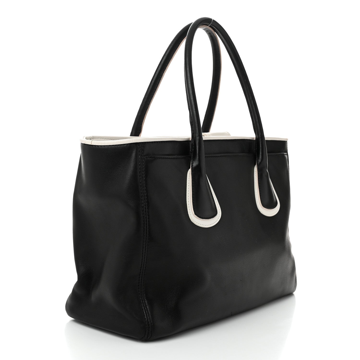 Chanel Lambskin Executive Cerf Shopper Tote Black 3 of 11