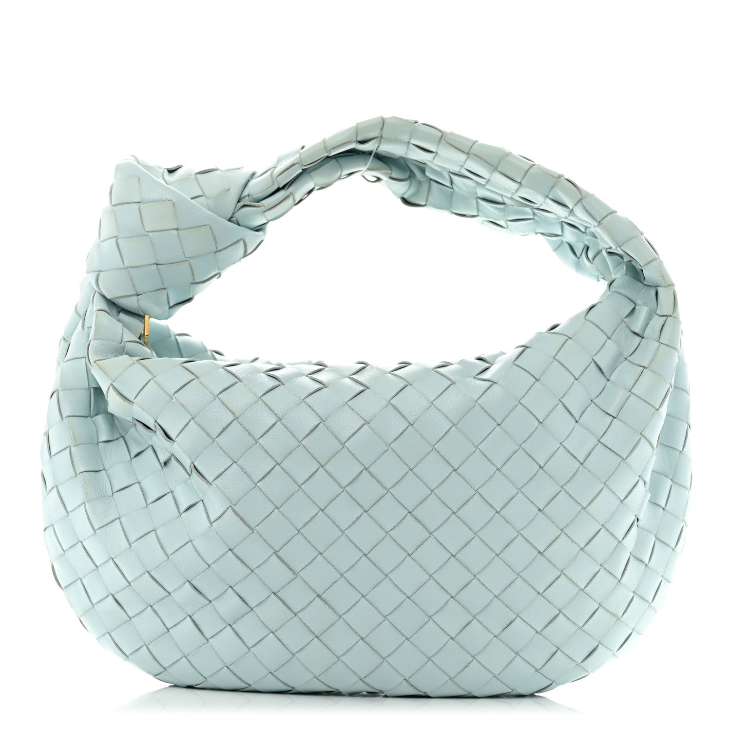 Bottega Veneta Nappa Intrecciato Teen Jodie Hobo Teal Washed 1 of 11