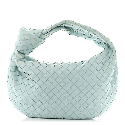 Bottega Veneta Nappa Intrecciato Teen Jodie Hobo Teal Washed 1 of 11