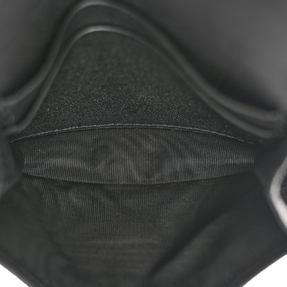 Christian Dior Grained Calfskin Saddle Card Holder Black 5 of 8