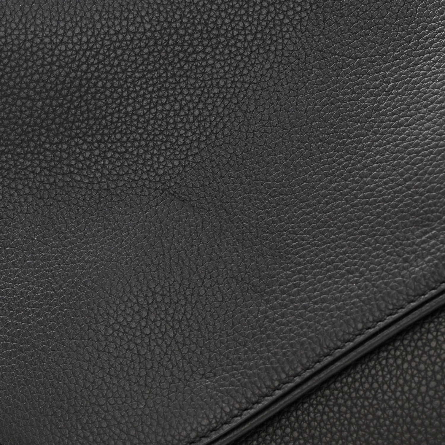 Christian Dior Grained Calfskin Mens Maxi Saddle Bag Back 12 of 15