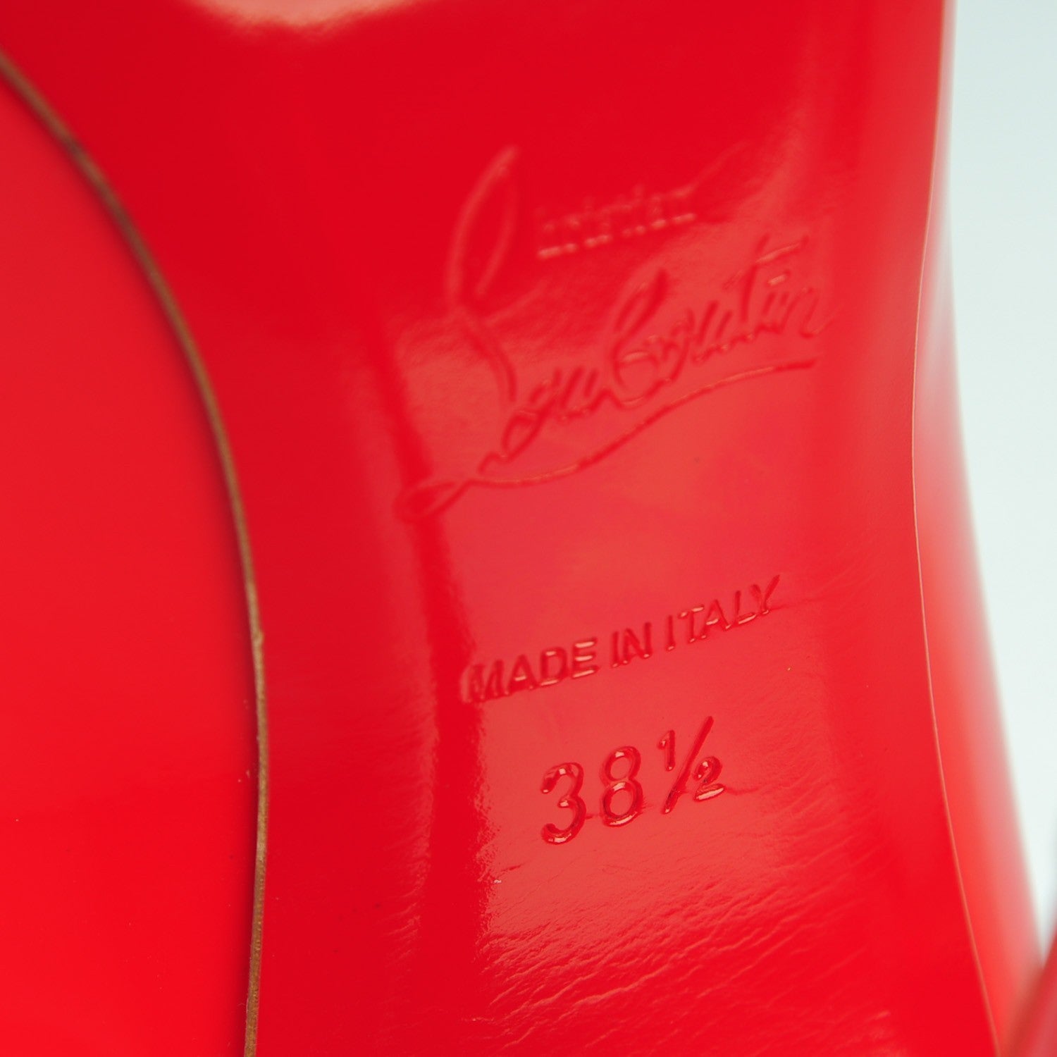 Christian Louboutin Patent So Kate 120 Pumps 38.5 Corazon 6 of 14