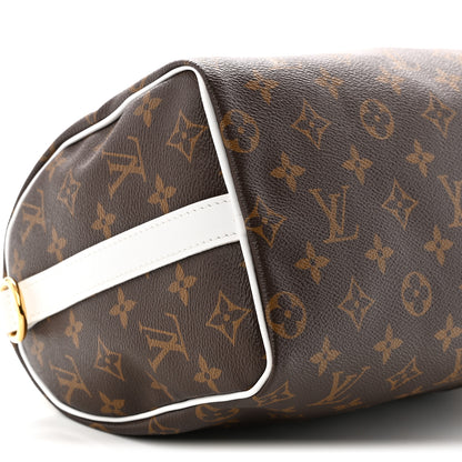 Louis Vuitton Monogram LV Match Speedy Bandouliere 25 White 8 of 10