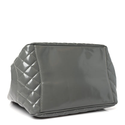 Chanel Glazed Calfskin Small Mademoiselle Lock Kelly Flap Bag Grey 4 of 10