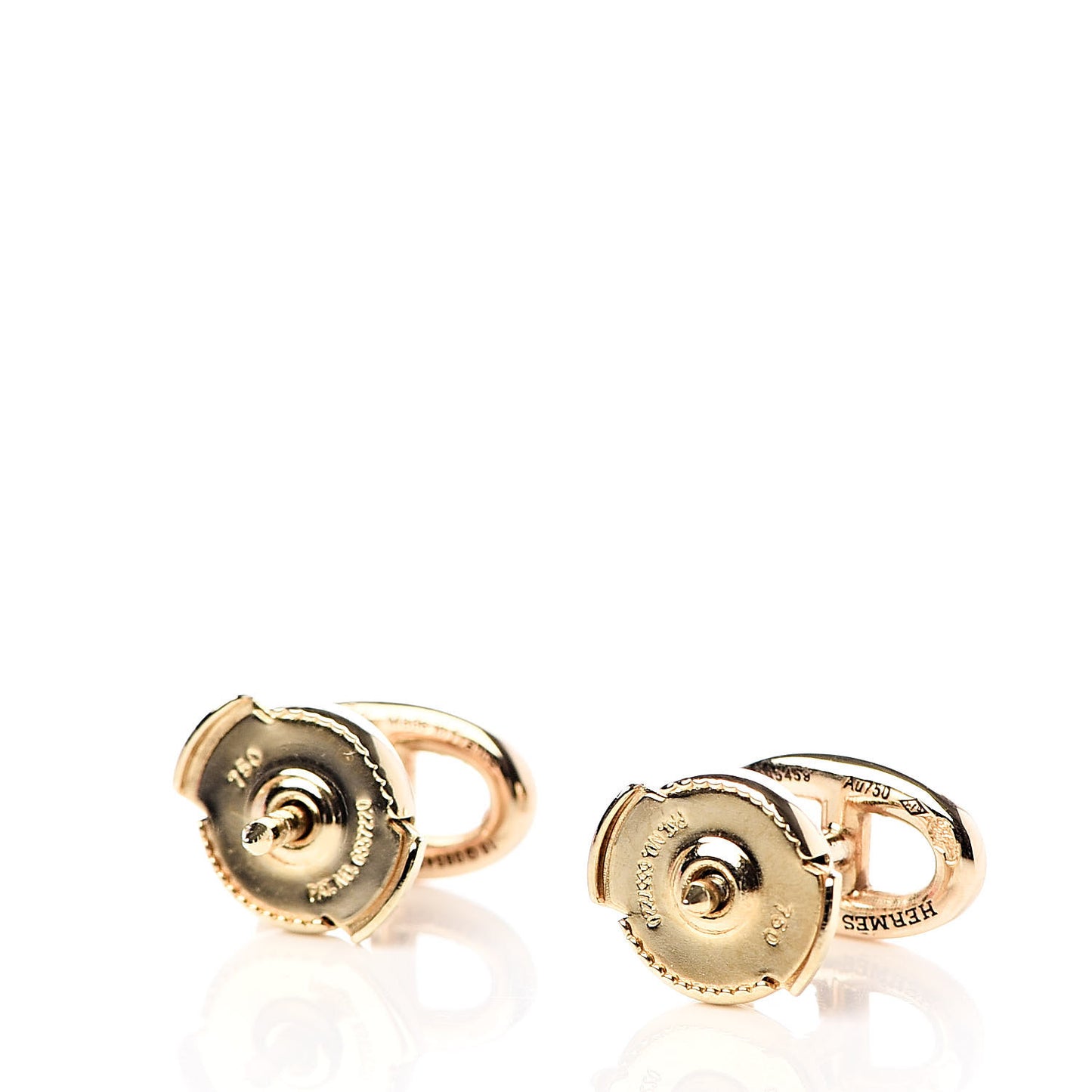 18K Yellow Gold TPM Farandole Stud Earrings