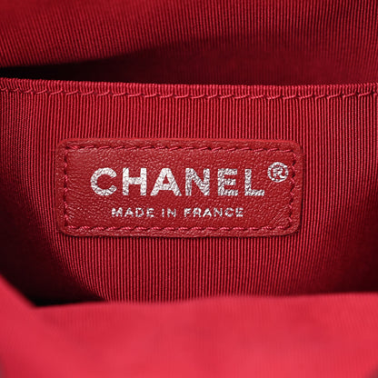 Chanel Aged Calfskin Quilted Gabrielle Bucket Black 6 of 10