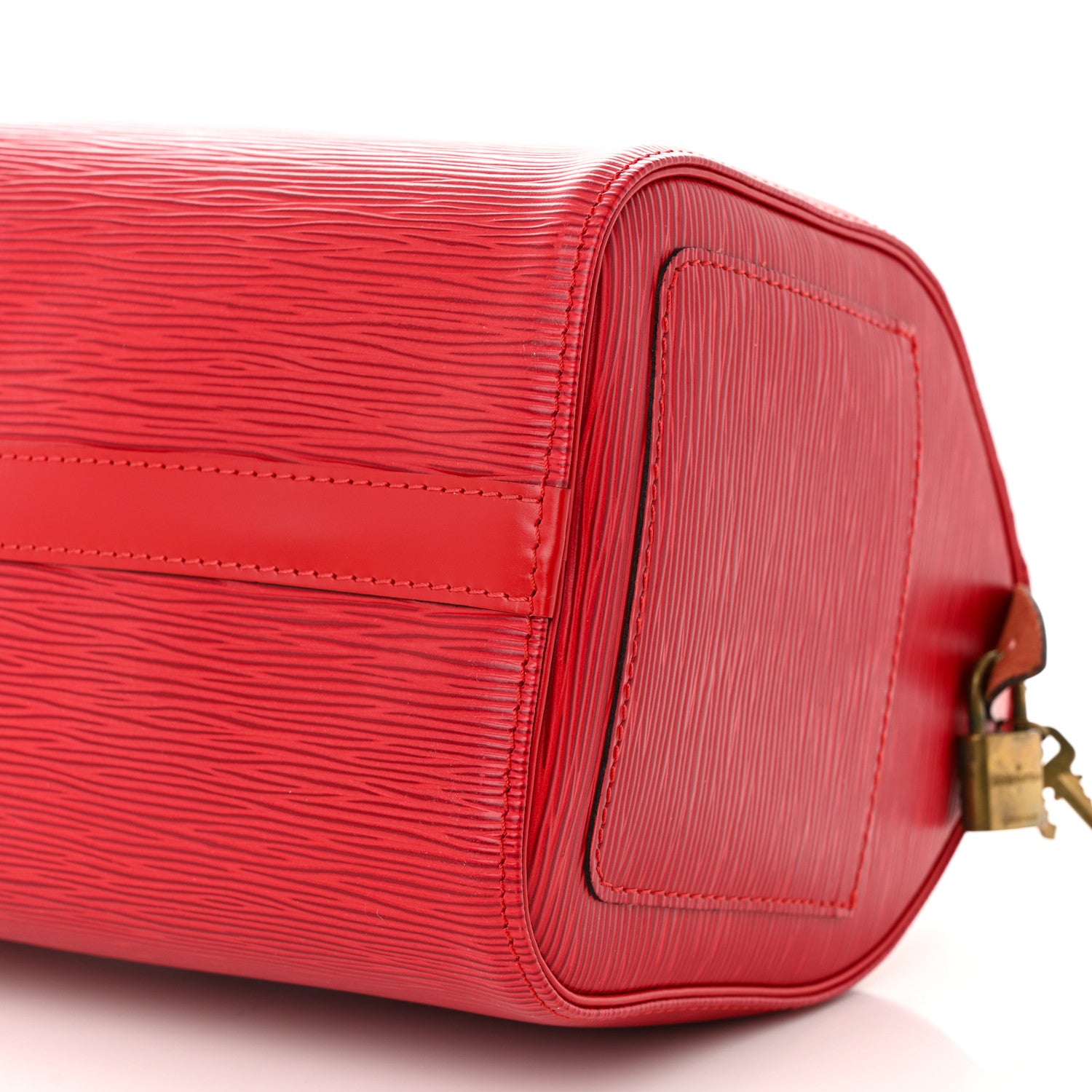 Louis Vuitton Epi Speedy 25 Castillan Red 10 of 10