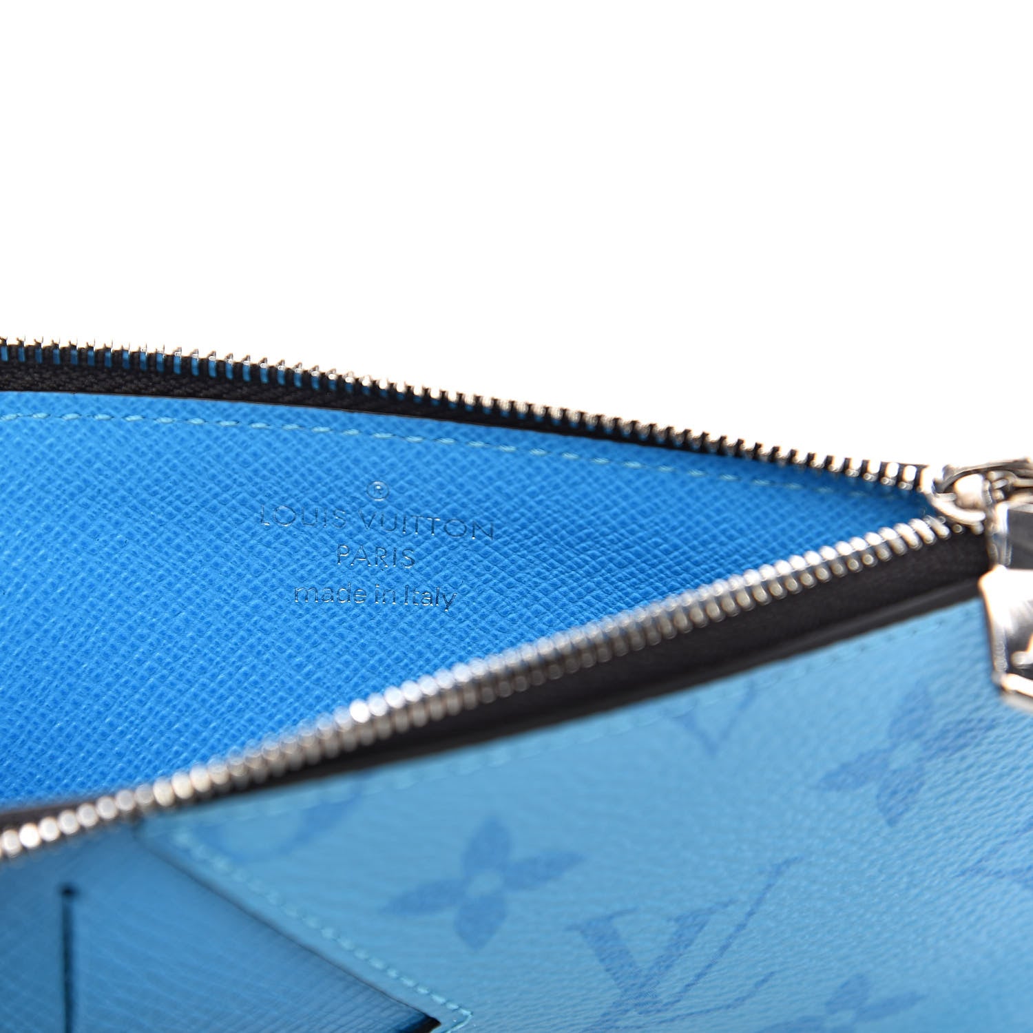 Louis Vuitton Taigarama Coin Card Holder Blue Lagoon 6 of 7