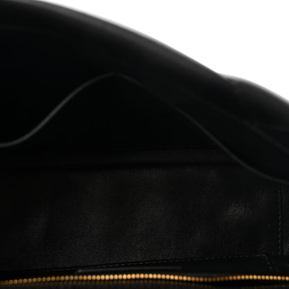 Valentino Garavani Nappa Large Roman Stud Shoulder Bag Black 5 of 9
