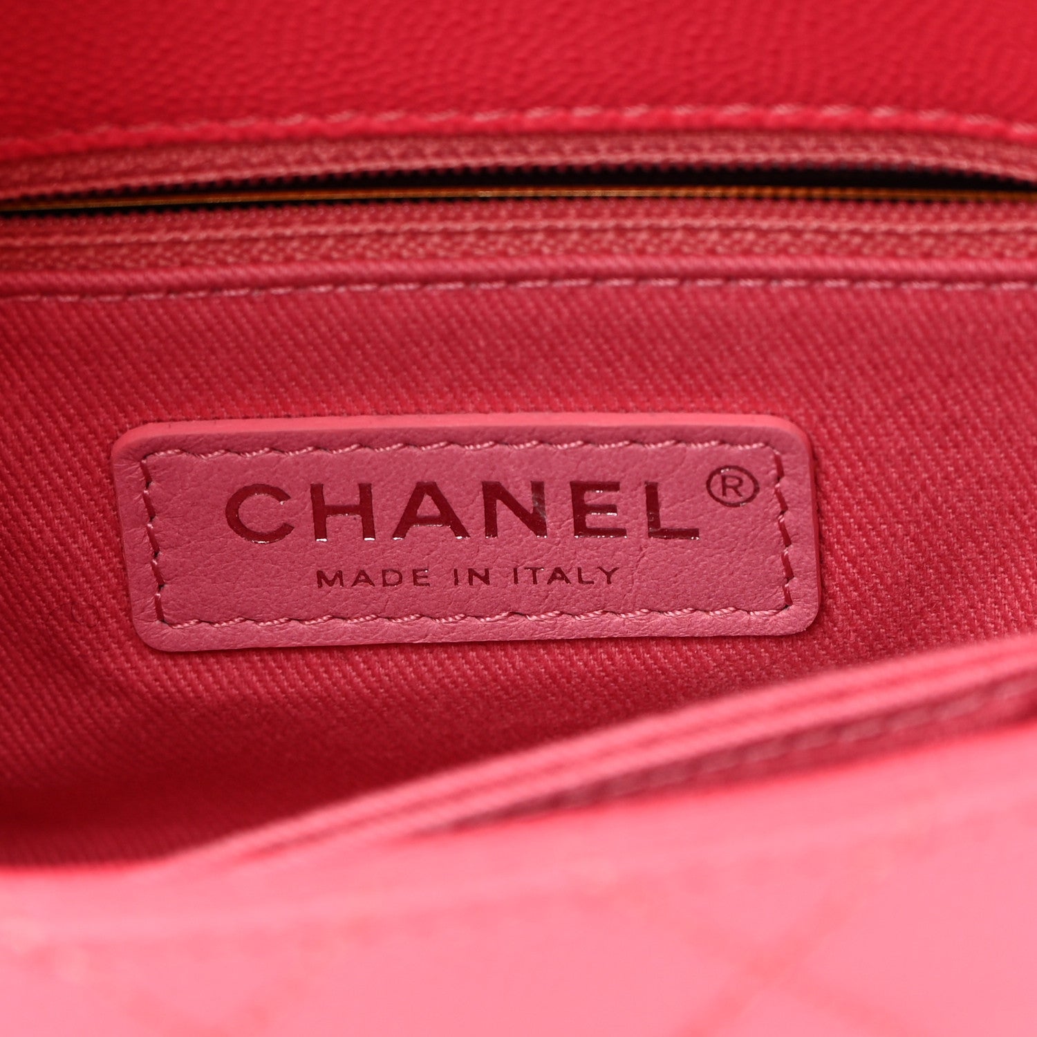 Chanel Caviar Quilted Incognito Extra Mini Coco Handle Flap Pink 6 of 12