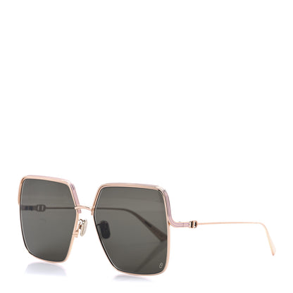Christian Dior Metal EverDior Square Sunglasses Rose Gold 1 of 9