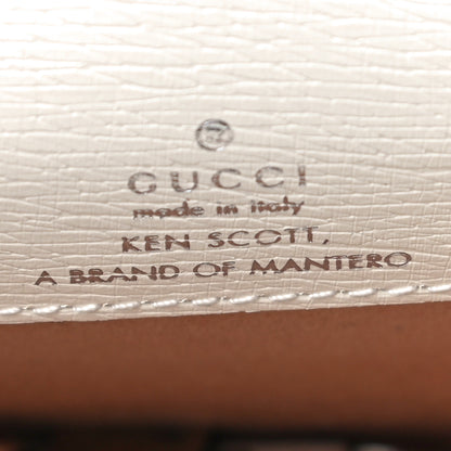 Gucci X KEN SCOTT New Shangai Calfskin Jardin D'Avril Floral Print Super Mini Dionysus Shoulder Bag Ivory Pink 6 of 9