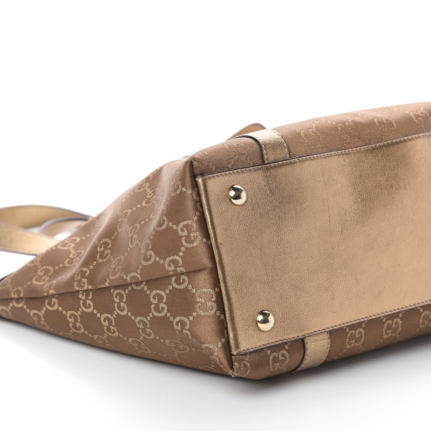Gucci Monogram Medium Abbey Tote Metallic 7 of 8