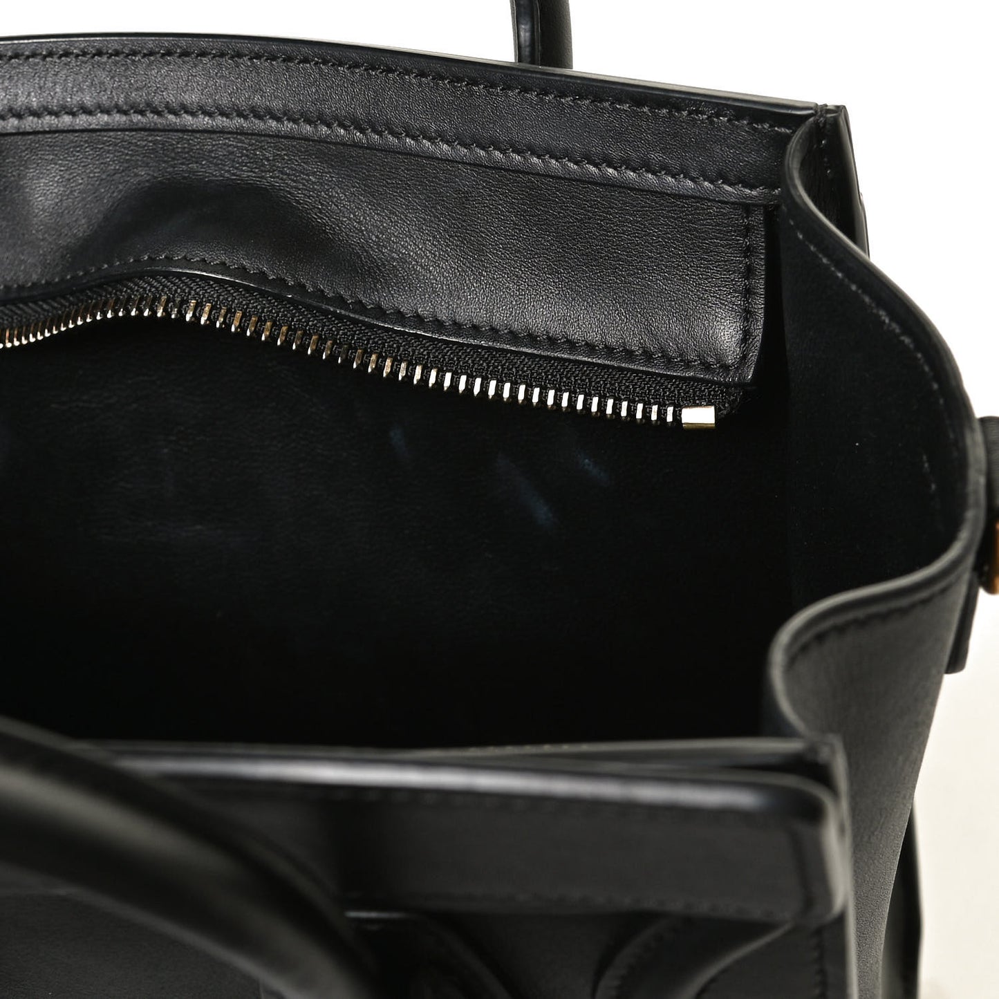 Smooth Calfskin Nano Luggage Black