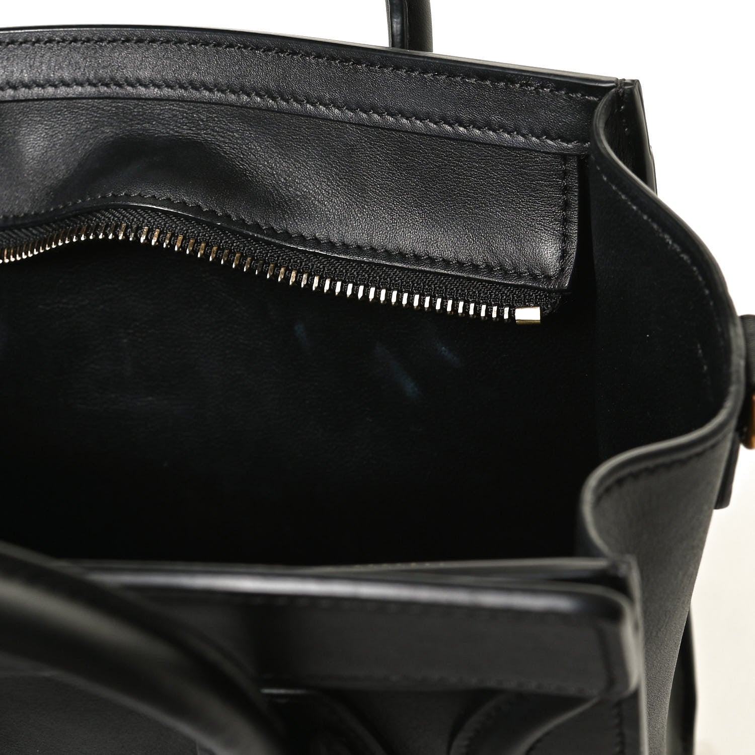 Celine Smooth Calfskin Nano Luggage Black 11 of 11