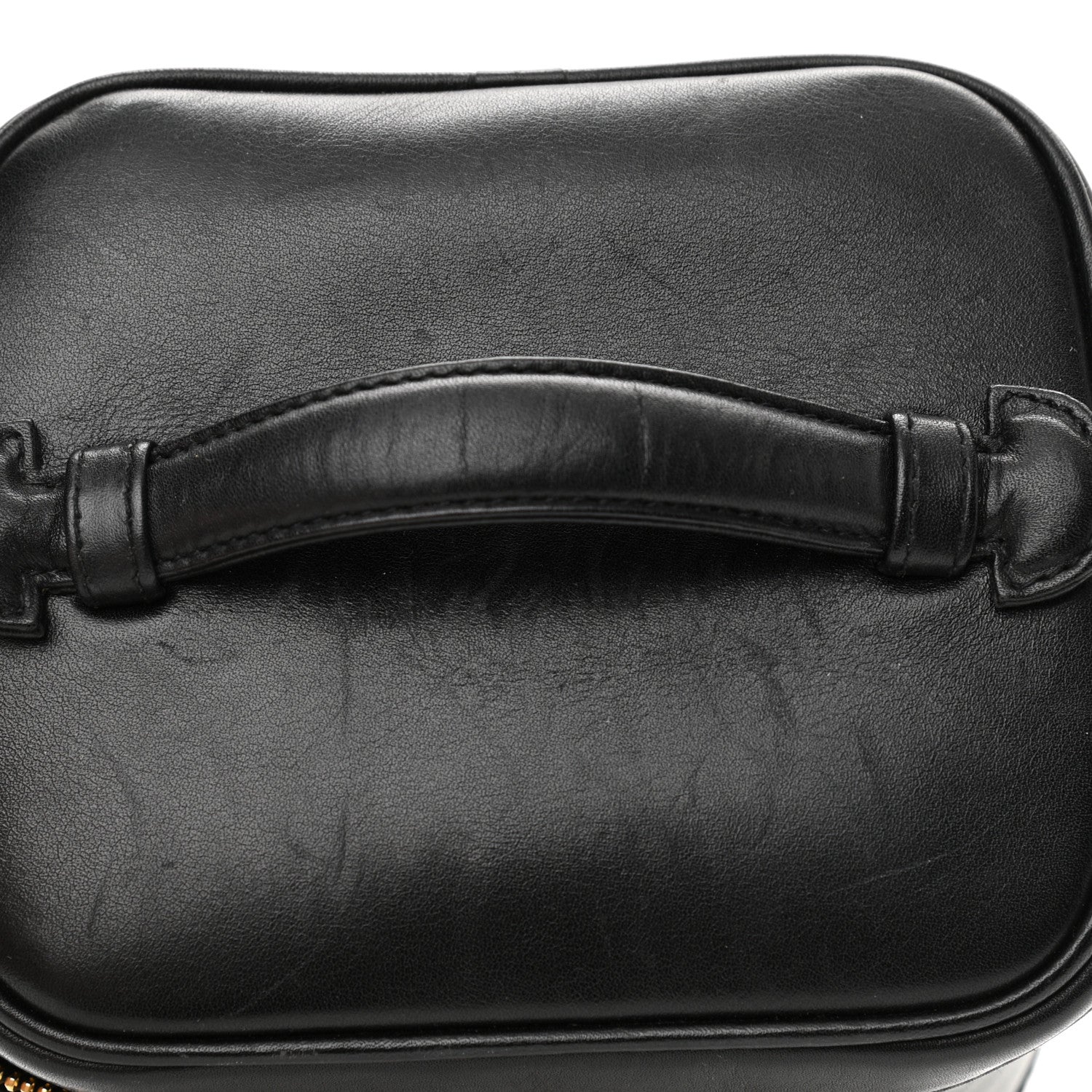 Chanel Lambskin Vanity Cosmetic Case Black 8 of 8