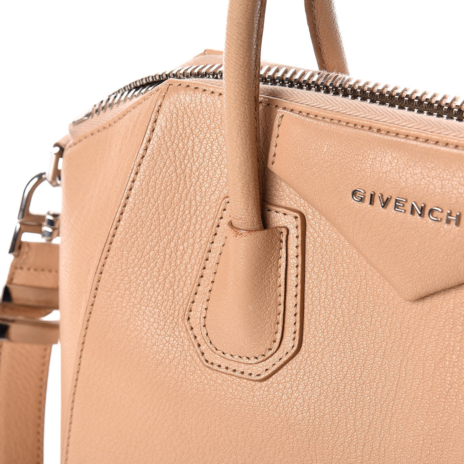 Givenchy Sugar Goatskin Small Antigona Nude 10 of 19