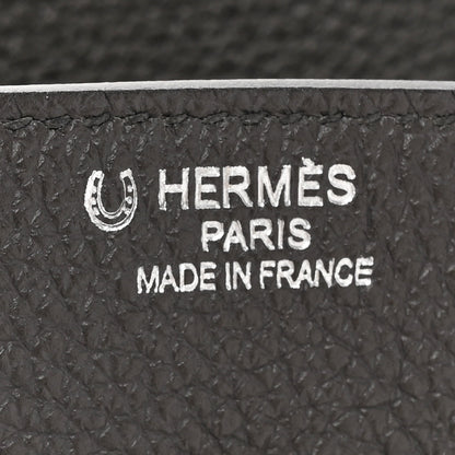 Hermes Togo Horseshoe Birkin 35 Graphite Vert Bengale 6 of 20