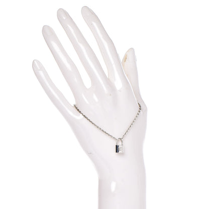 Louis Vuitton Sterling Silver Lockit Bracelet 2 of 3