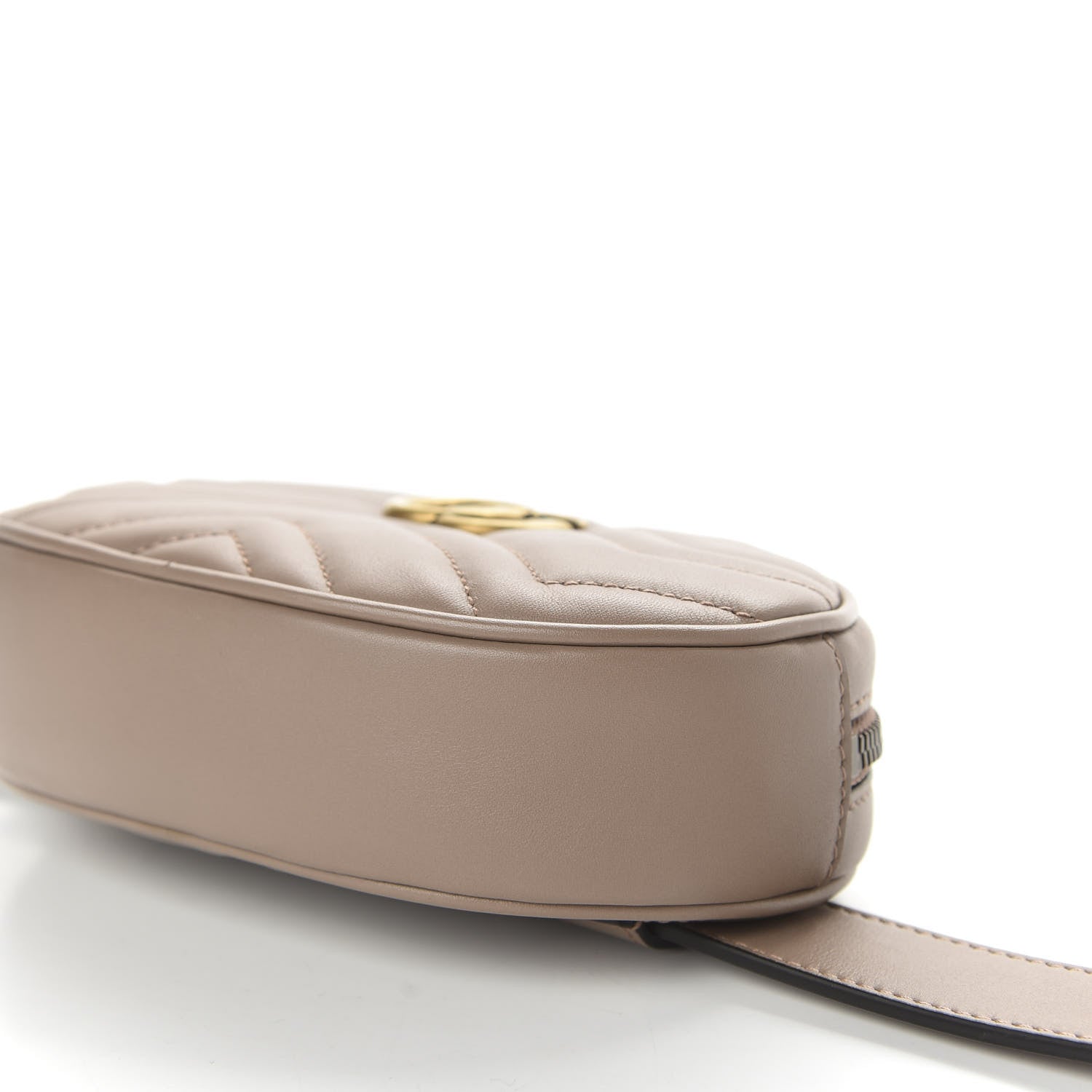 Gucci Calfskin Matelasse GG Marmont Belt Bag 65 26 Porcelain Rose 5 of 8