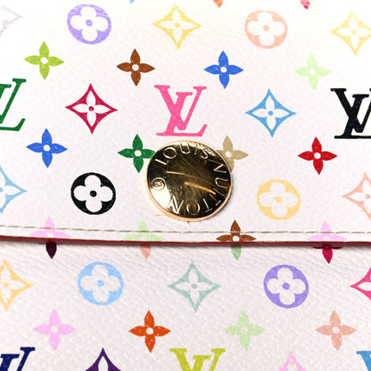 Louis Vuitton Monogram Multicolor Sarah Wallet White 7 of 7