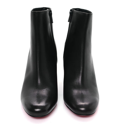 Christian Louboutin Calfskin Bas Relief Pietra 85 Ankle Boots 38.5 Black 3 of 10