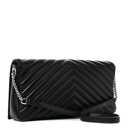 Saint Laurent Lambskin Matelasse Monogram Kate 99 Black 3 of 15