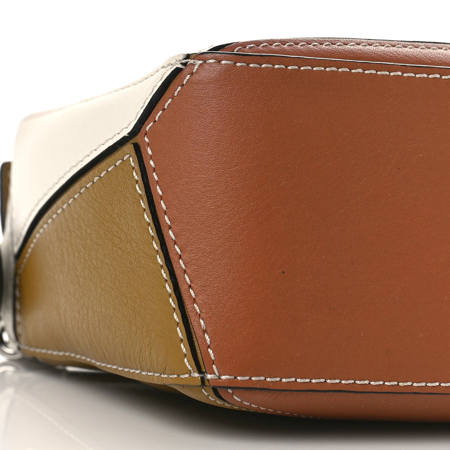 Calfskin Mini Puzzle Bag Ochre