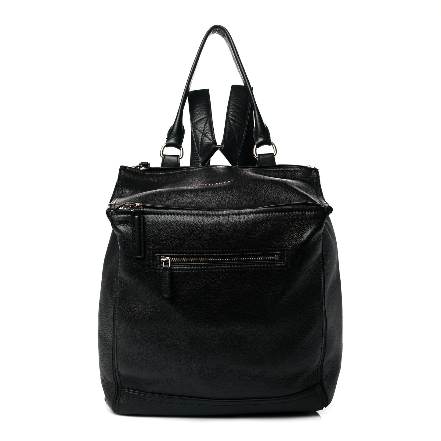 Sugar Goatskin Pandora Backpack Black