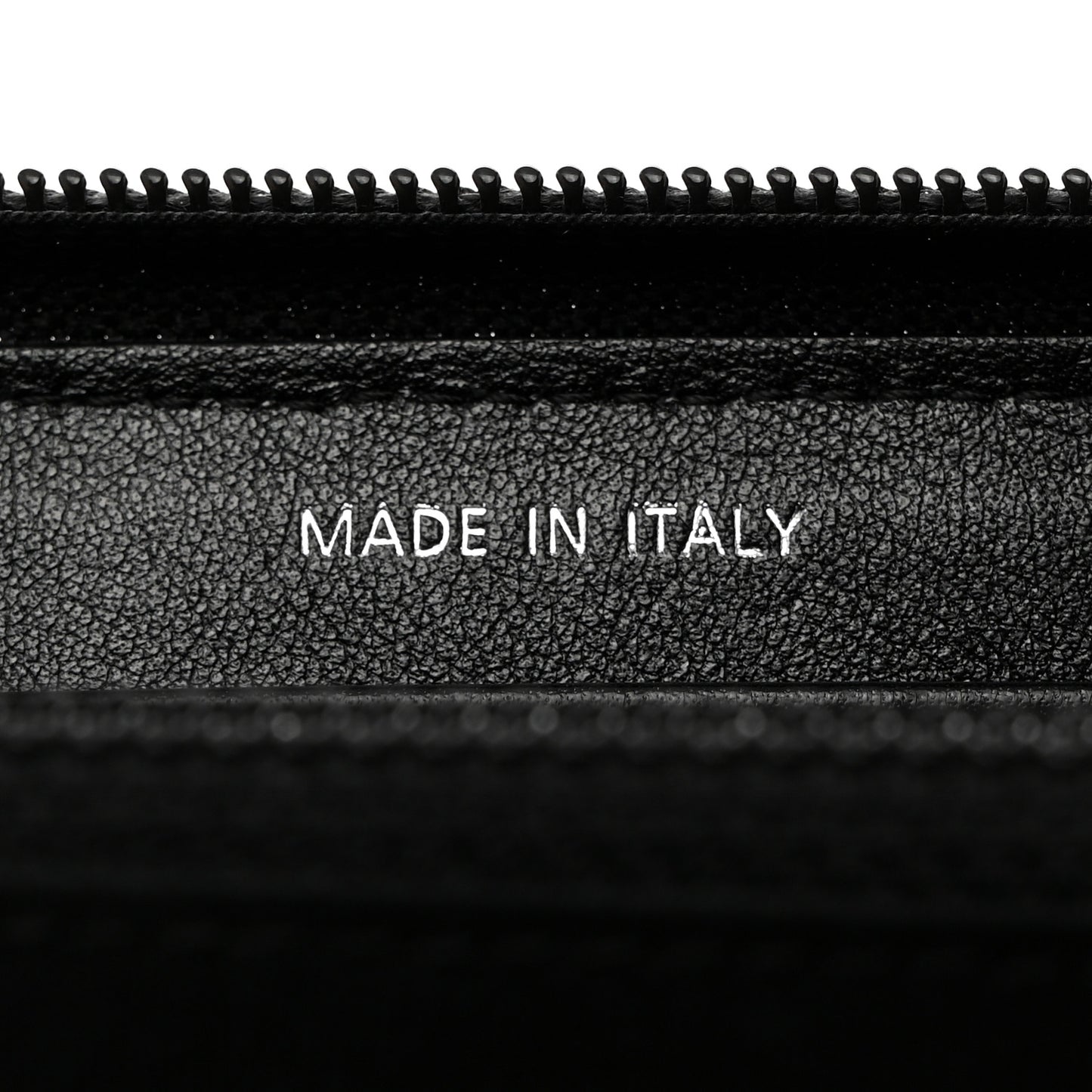 Caviar Large Timeless CC Zip Around Wallet Black