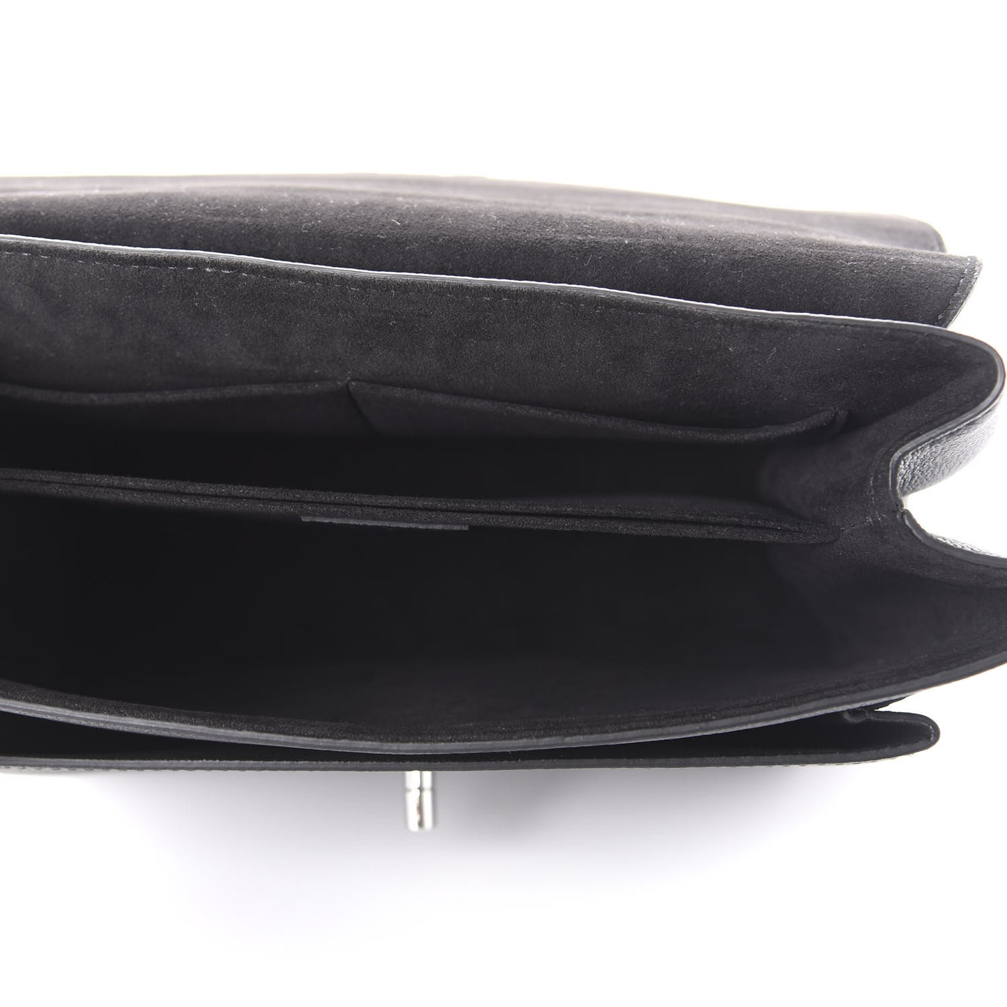 Soft Calfskin My Lockme Top Handle Black