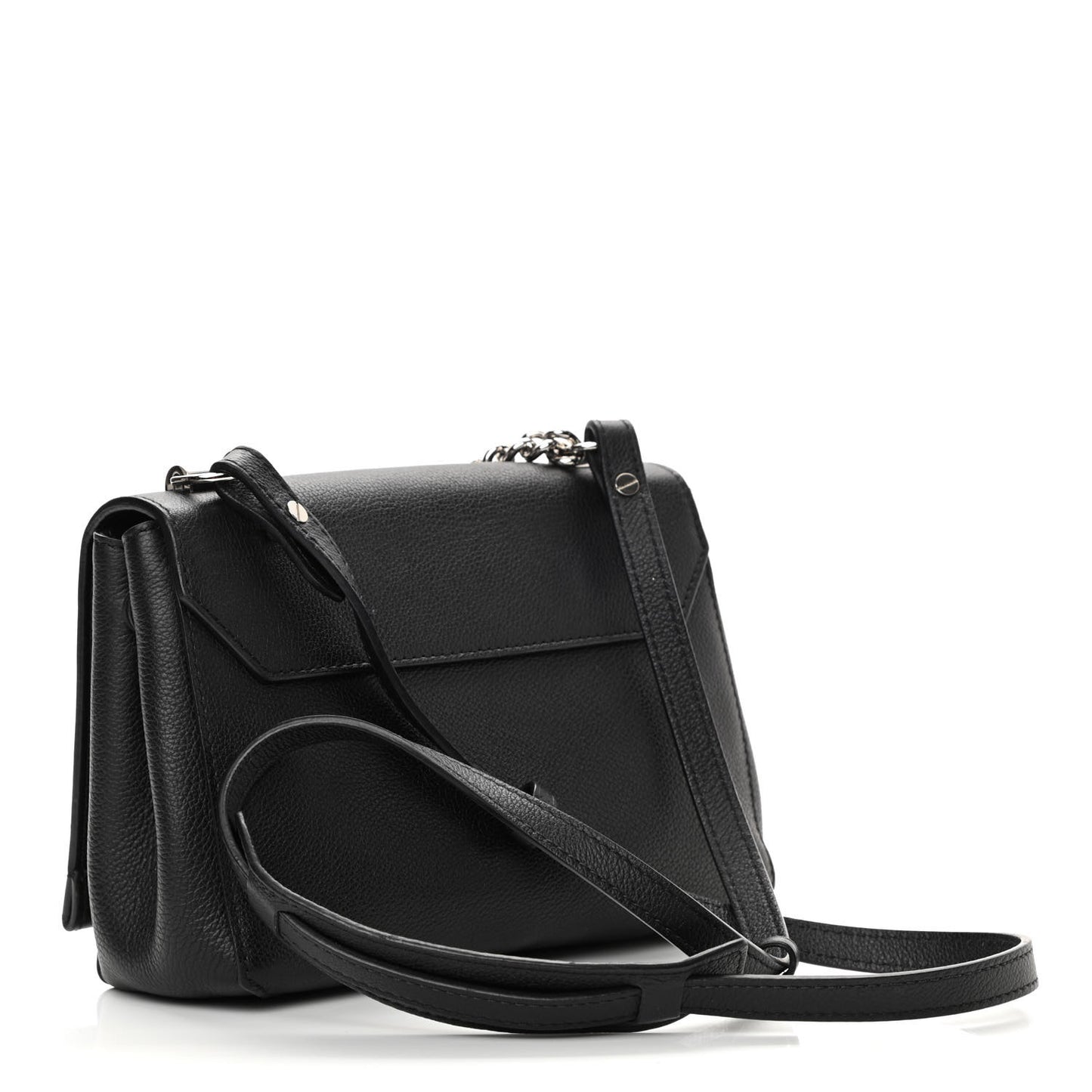 Calfskin Lockme II Chain Bag BB Black