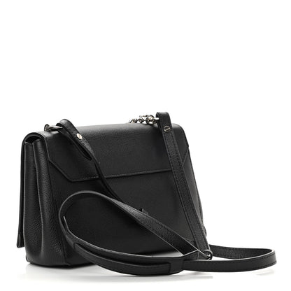 Louis Vuitton Calfskin Lockme II Chain Bag BB Black 3 of 11