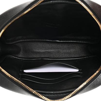Saint Laurent Grain De Poudre Matelasse Monogram Mini Lou Camera Bag Black 5 of 11