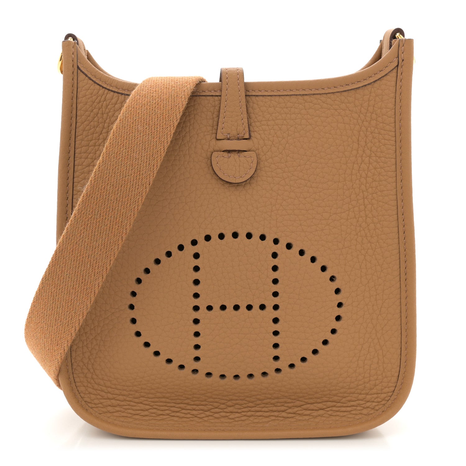 Hermes Taurillon Clemence Amazone Evelyne TPM Biscuit 1 of 10