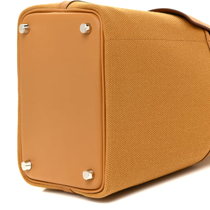 Hermes Toile Goeland Swift Cargo Picotin Lock 18 Sesame 9 of 10