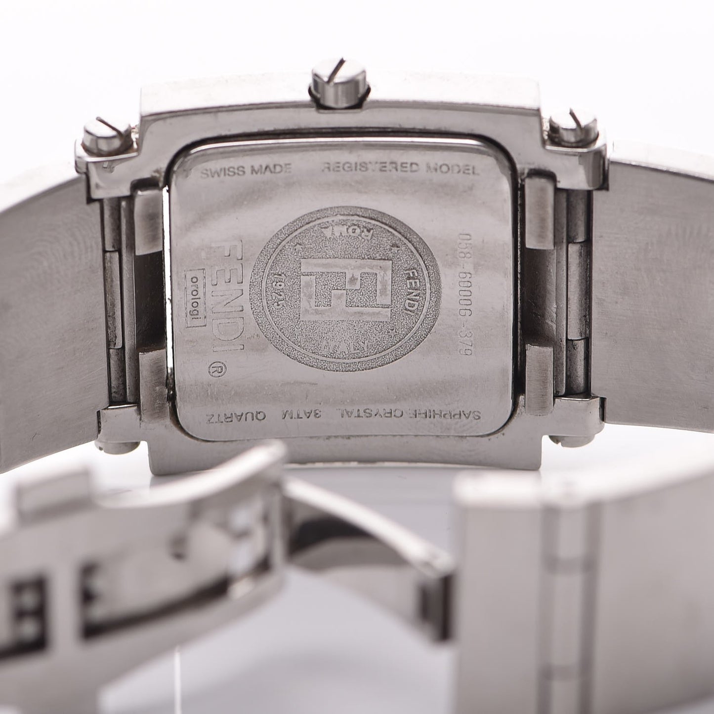 Stainless Steel 30mm Quadro Quartz Watch Black