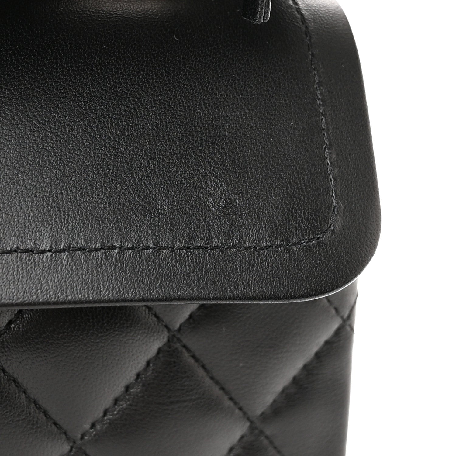 Chanel Lambskin Quilted Small Double Flap Black 11 of 13