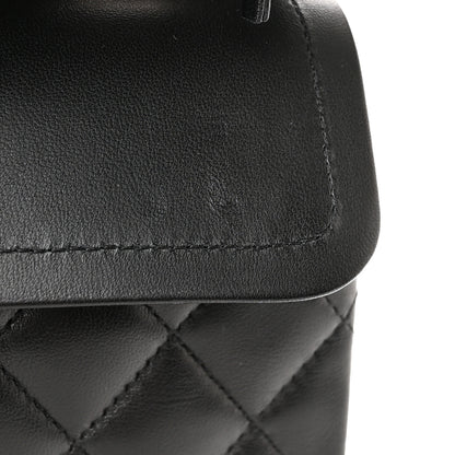 Chanel Lambskin Quilted Small Double Flap Black 11 of 13
