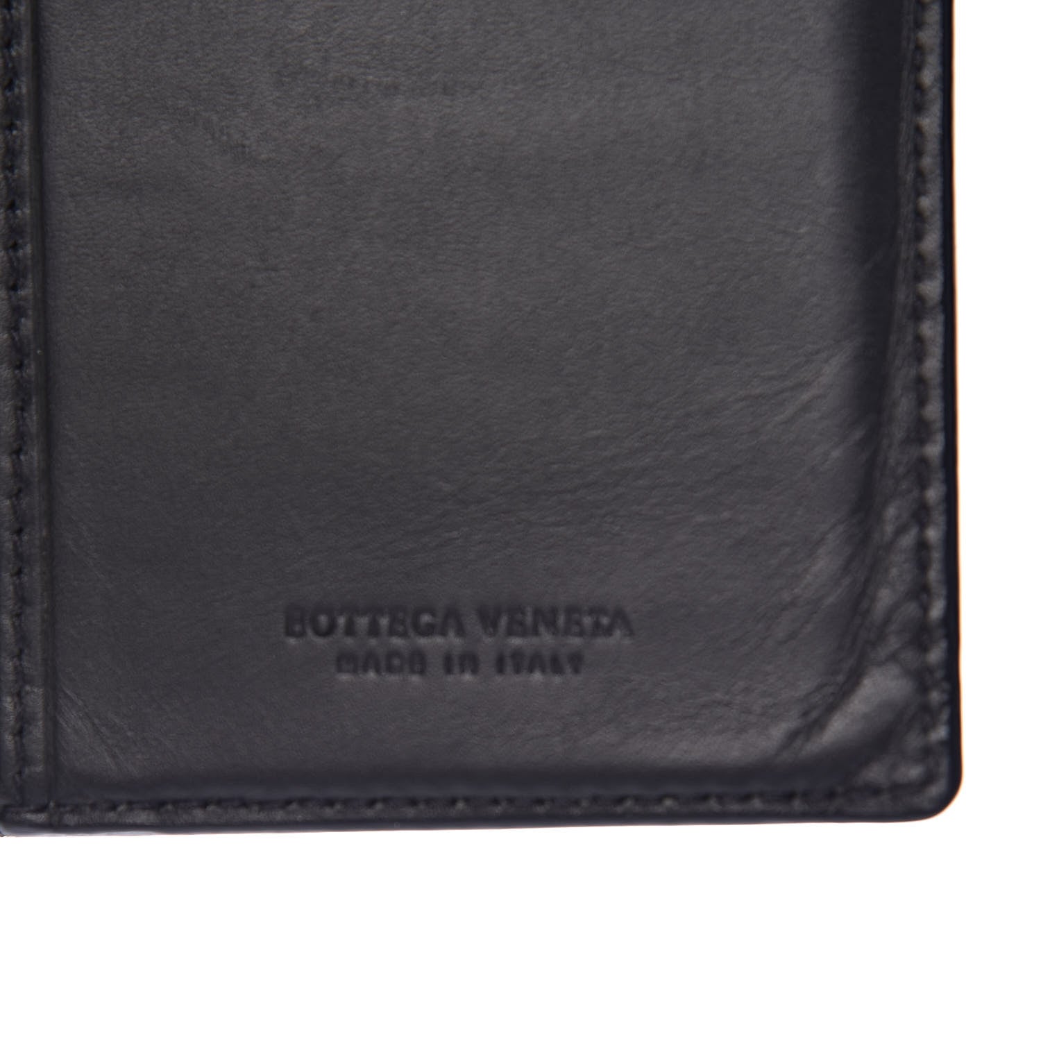 Bottega Veneta Nappa Intrecciato Long Bi-Fold Wallet Dark Grey 5 of 6