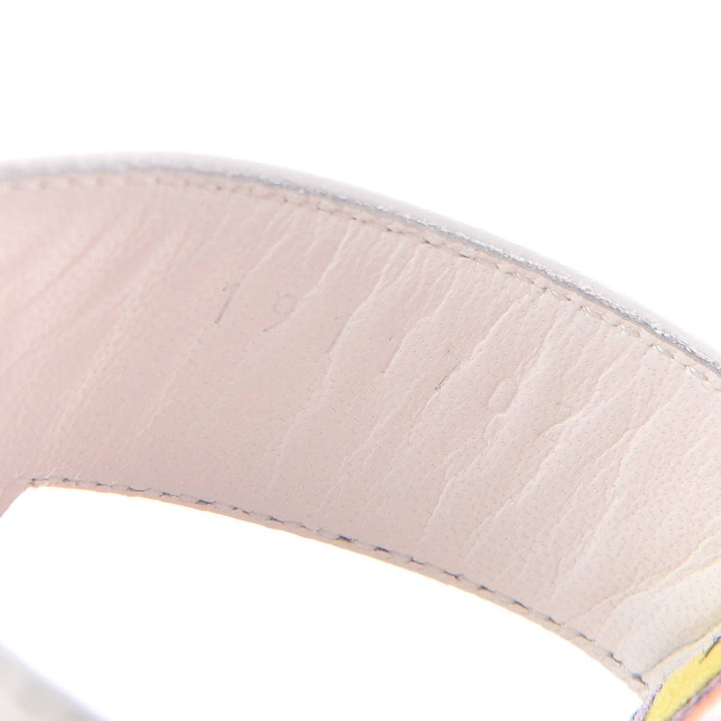 Faubourg Rainbow Oran Sandals 37 White Multicolore