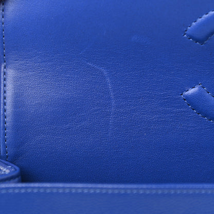 Chanel Caviar Quilted Medium Double Flap Blue 10 of 11