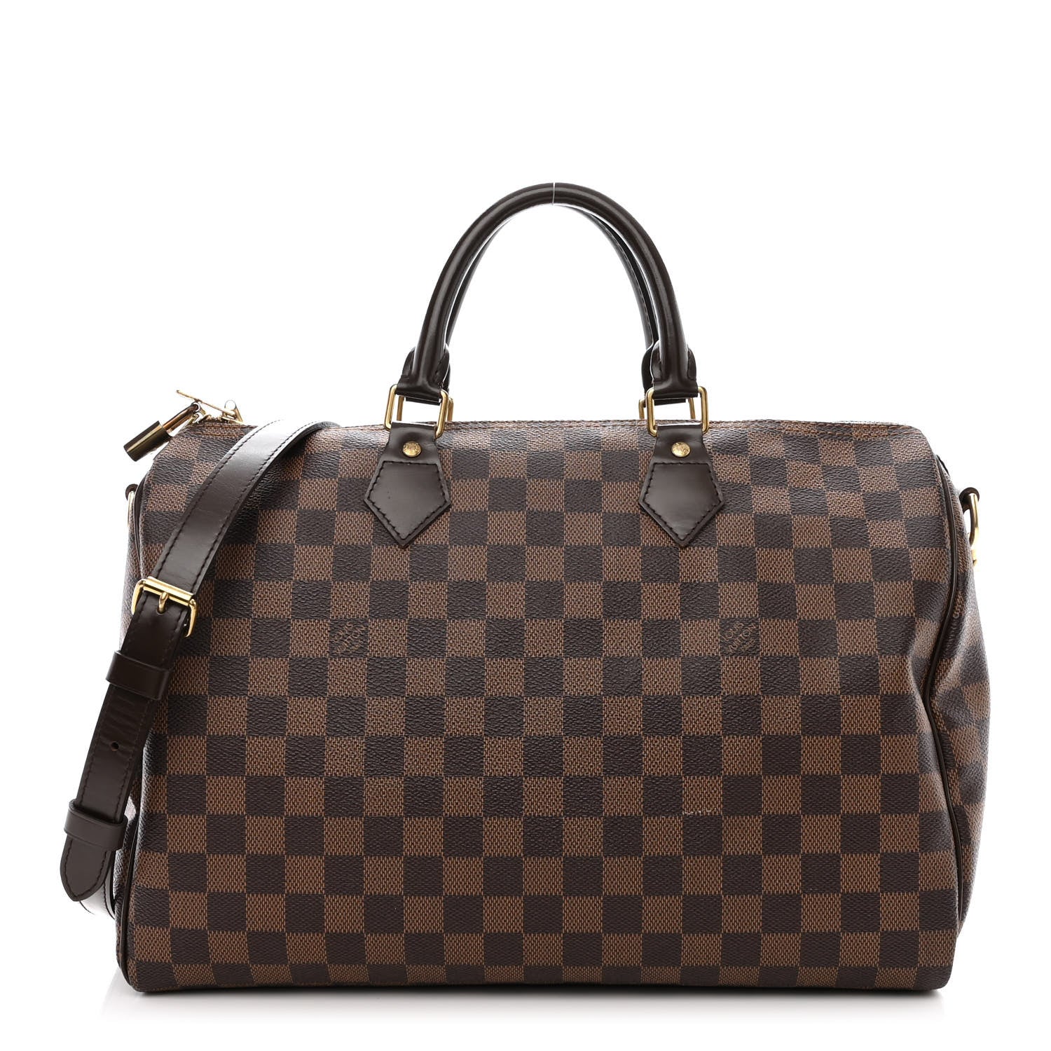 Louis Vuitton Damier Ebene Speedy Bandouliere 35 1 of 10
