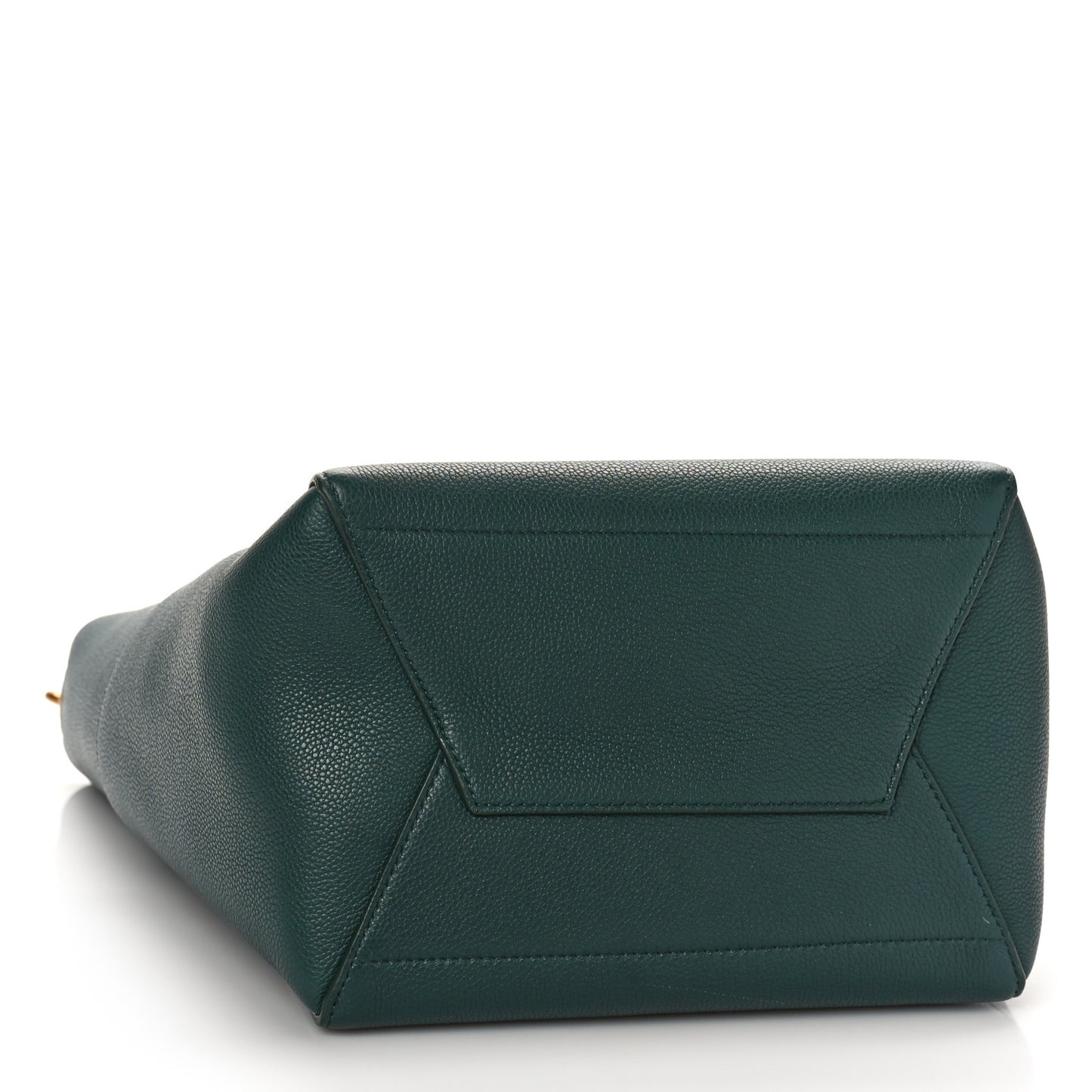 Soft Grained Calfskin Sangle Bucket Bag Amazone