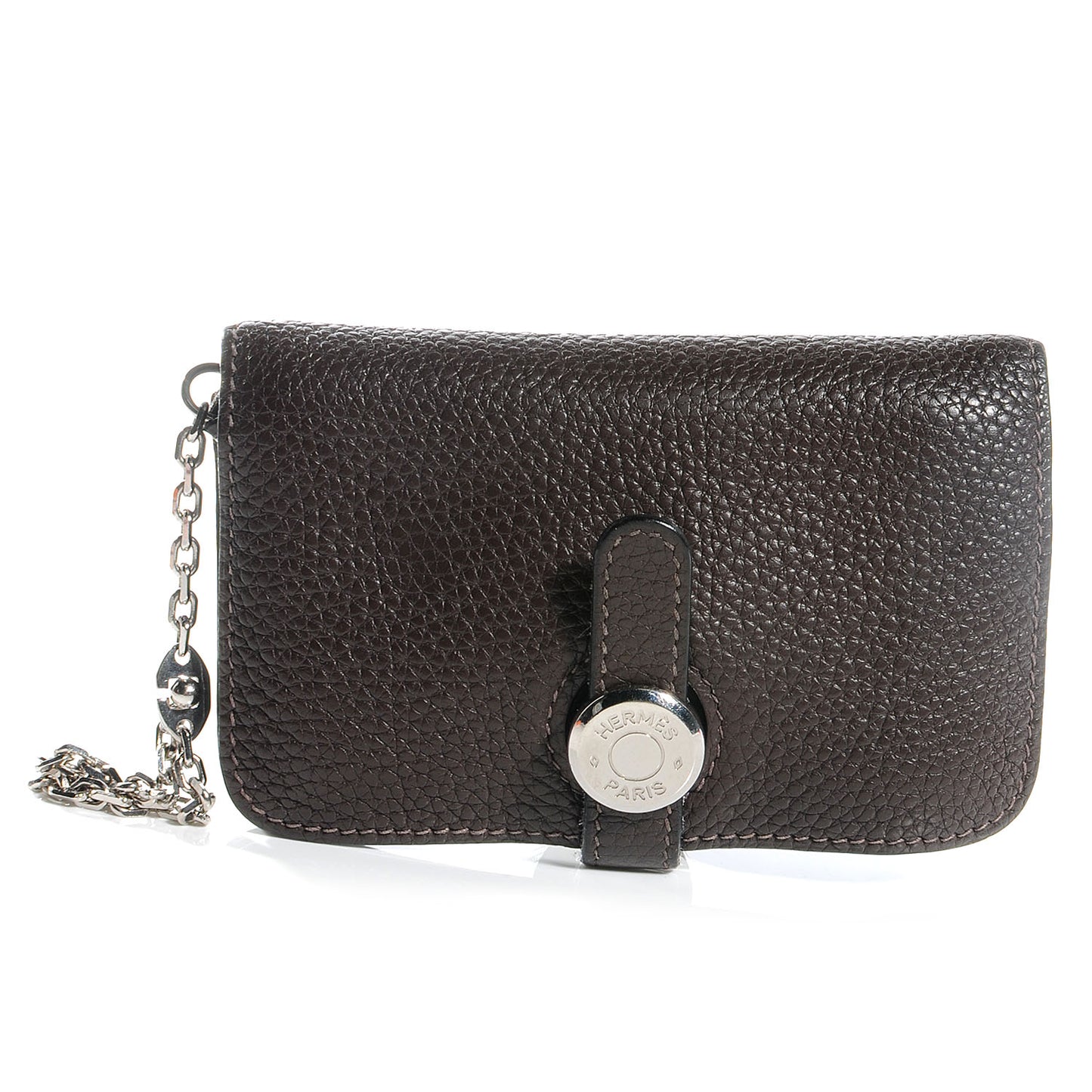 Togo Dogon Card Case Key Holder Ebene