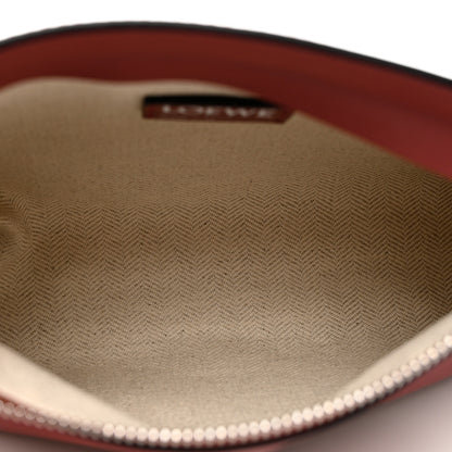 Loewe Calfskin T Pouch Dark Red 5 of 6