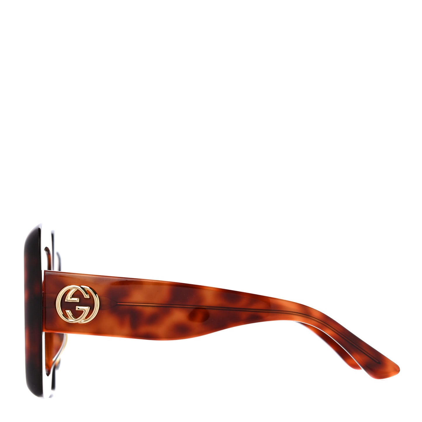 Square Sunglasses GG0783S Havana